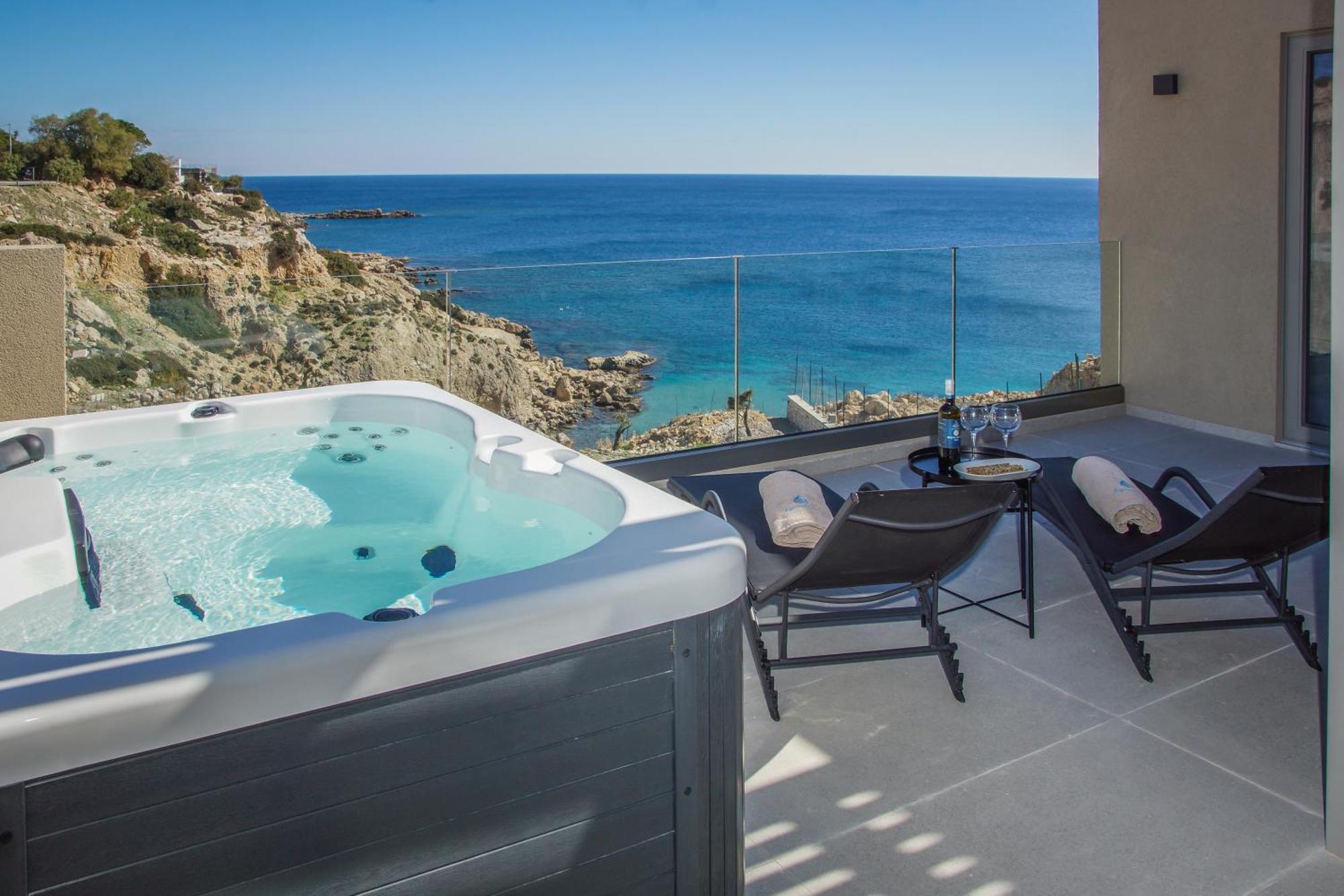 Aquamarine Luxury Suites Archangelos  Exterior foto