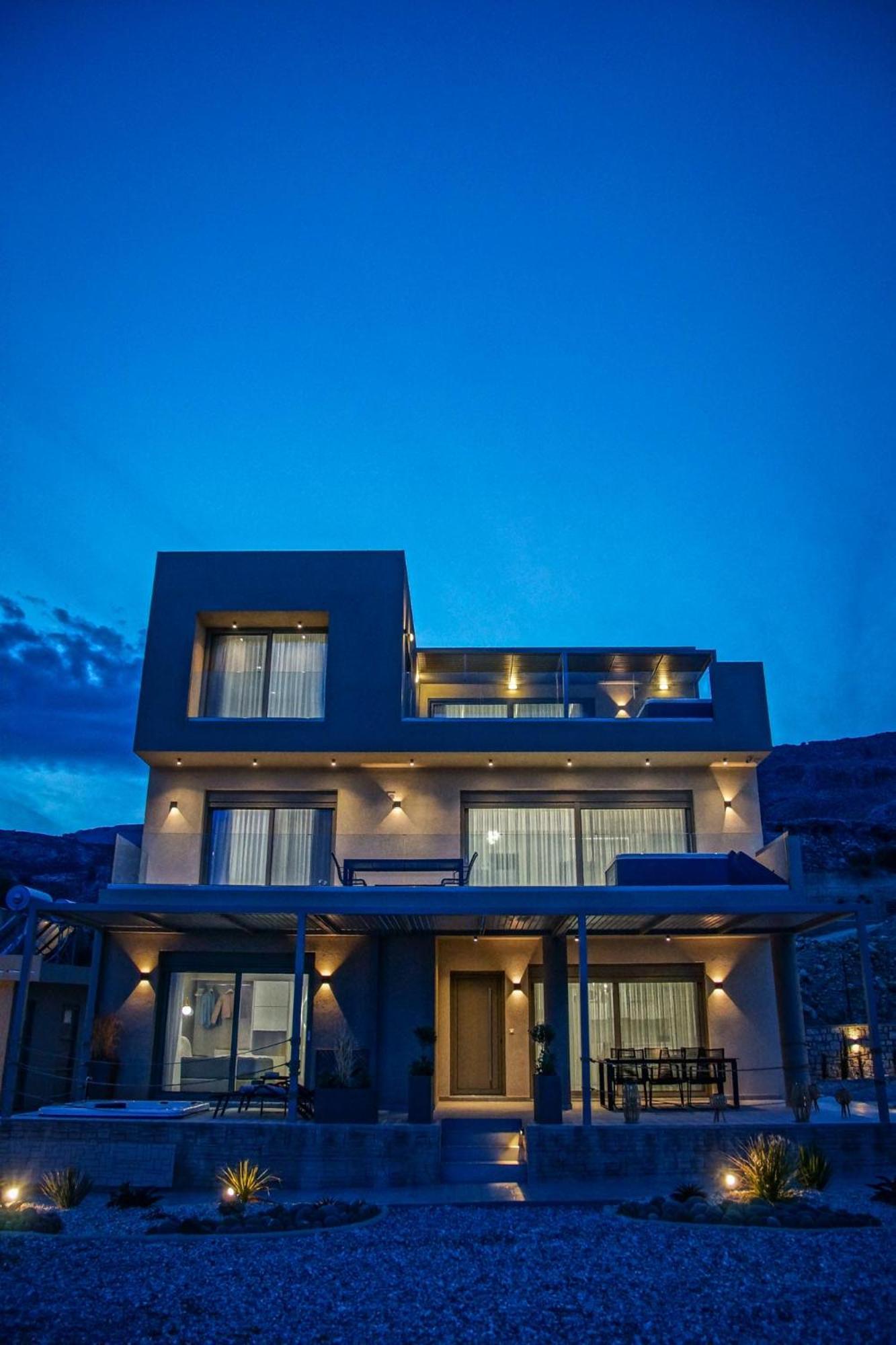 Aquamarine Luxury Suites Archangelos  Exterior foto