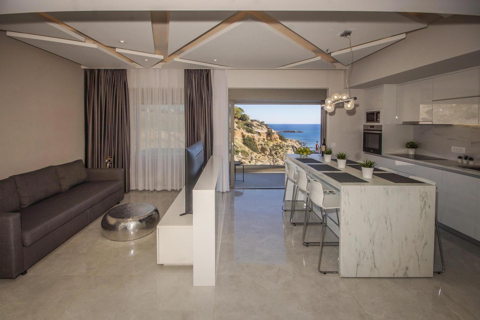 Aquamarine Luxury Suites Archangelos  Exterior foto