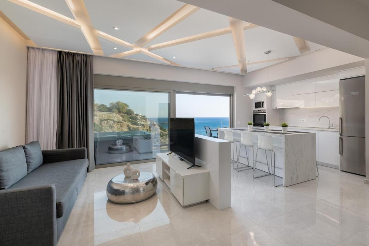 Aquamarine Luxury Suites Archangelos  Exterior foto